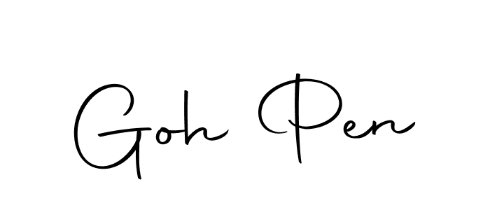 How to Draw Goh Pen signature style? Autography-DOLnW is a latest design signature styles for name Goh Pen. Goh Pen signature style 10 images and pictures png