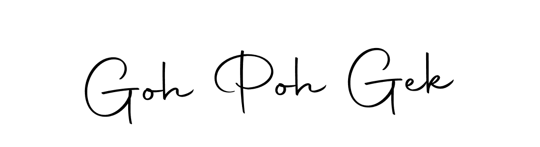 You can use this online signature creator to create a handwritten signature for the name Goh Poh Gek. This is the best online autograph maker. Goh Poh Gek signature style 10 images and pictures png