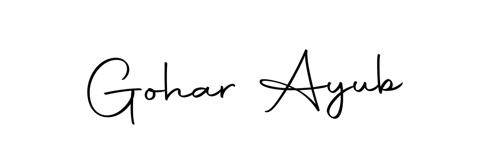 Once you've used our free online signature maker to create your best signature Autography-DOLnW style, it's time to enjoy all of the benefits that Gohar Ayub name signing documents. Gohar Ayub signature style 10 images and pictures png