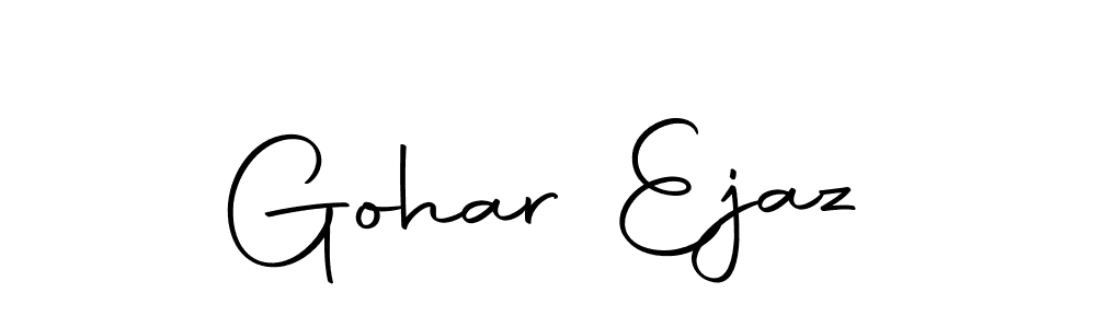 if you are searching for the best signature style for your name Gohar Ejaz. so please give up your signature search. here we have designed multiple signature styles  using Autography-DOLnW. Gohar Ejaz signature style 10 images and pictures png