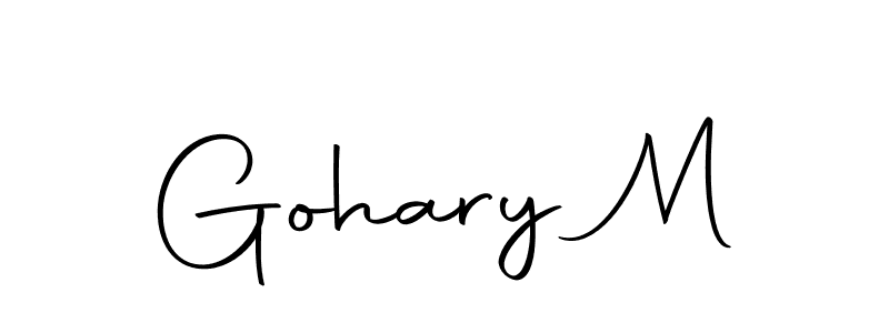 Make a beautiful signature design for name Gohary M. Use this online signature maker to create a handwritten signature for free. Gohary M signature style 10 images and pictures png