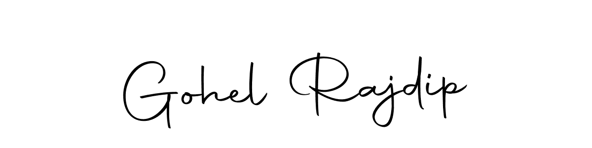 Make a beautiful signature design for name Gohel Rajdip. With this signature (Autography-DOLnW) style, you can create a handwritten signature for free. Gohel Rajdip signature style 10 images and pictures png