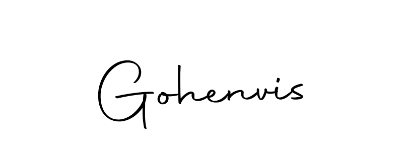 How to Draw Gohenvis signature style? Autography-DOLnW is a latest design signature styles for name Gohenvis. Gohenvis signature style 10 images and pictures png