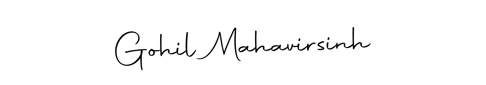 Gohil Mahavirsinh stylish signature style. Best Handwritten Sign (Autography-DOLnW) for my name. Handwritten Signature Collection Ideas for my name Gohil Mahavirsinh. Gohil Mahavirsinh signature style 10 images and pictures png