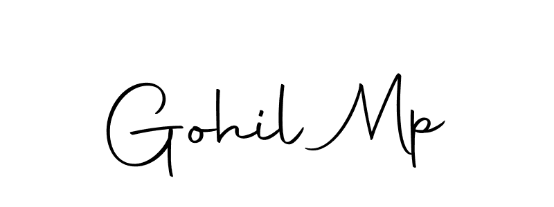 Design your own signature with our free online signature maker. With this signature software, you can create a handwritten (Autography-DOLnW) signature for name Gohil Mp. Gohil Mp signature style 10 images and pictures png