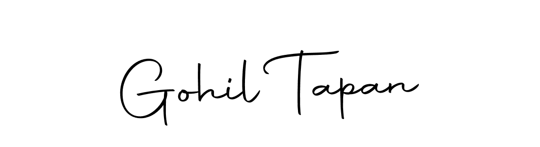 You can use this online signature creator to create a handwritten signature for the name Gohil Tapan. This is the best online autograph maker. Gohil Tapan signature style 10 images and pictures png
