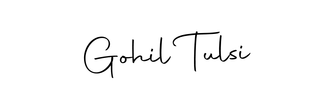 if you are searching for the best signature style for your name Gohil Tulsi. so please give up your signature search. here we have designed multiple signature styles  using Autography-DOLnW. Gohil Tulsi signature style 10 images and pictures png