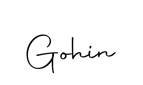 if you are searching for the best signature style for your name Gohin. so please give up your signature search. here we have designed multiple signature styles  using Autography-DOLnW. Gohin signature style 10 images and pictures png