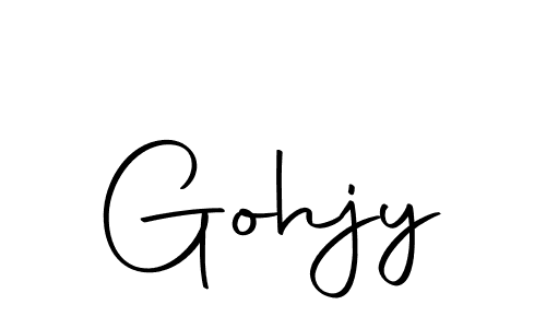 How to Draw Gohjy signature style? Autography-DOLnW is a latest design signature styles for name Gohjy. Gohjy signature style 10 images and pictures png