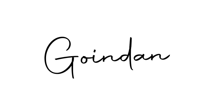 Make a beautiful signature design for name Goindan. With this signature (Autography-DOLnW) style, you can create a handwritten signature for free. Goindan signature style 10 images and pictures png