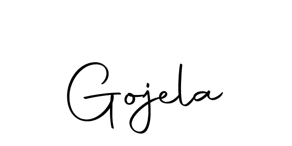 How to make Gojela signature? Autography-DOLnW is a professional autograph style. Create handwritten signature for Gojela name. Gojela signature style 10 images and pictures png