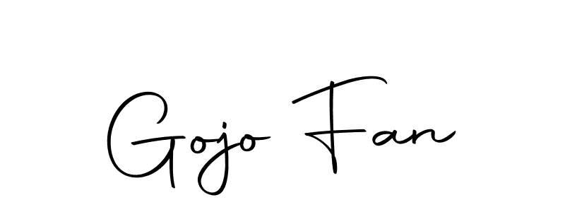 Design your own signature with our free online signature maker. With this signature software, you can create a handwritten (Autography-DOLnW) signature for name Gojo Fan. Gojo Fan signature style 10 images and pictures png