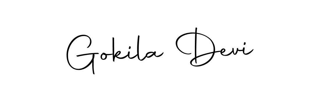 Make a beautiful signature design for name Gokila Devi. Use this online signature maker to create a handwritten signature for free. Gokila Devi signature style 10 images and pictures png