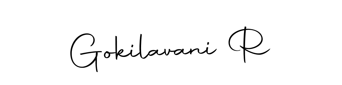 How to make Gokilavani R signature? Autography-DOLnW is a professional autograph style. Create handwritten signature for Gokilavani R name. Gokilavani R signature style 10 images and pictures png