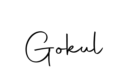 Here are the top 10 professional signature styles for the name Gokul. These are the best autograph styles you can use for your name. Gokul signature style 10 images and pictures png