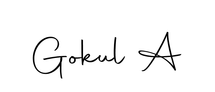 Similarly Autography-DOLnW is the best handwritten signature design. Signature creator online .You can use it as an online autograph creator for name Gokul A. Gokul A signature style 10 images and pictures png