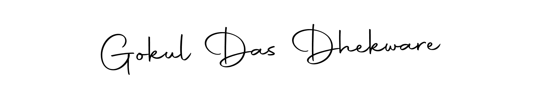 Also we have Gokul Das Dhekware name is the best signature style. Create professional handwritten signature collection using Autography-DOLnW autograph style. Gokul Das Dhekware signature style 10 images and pictures png