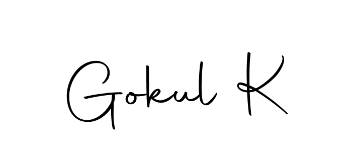 Once you've used our free online signature maker to create your best signature Autography-DOLnW style, it's time to enjoy all of the benefits that Gokul K name signing documents. Gokul K signature style 10 images and pictures png