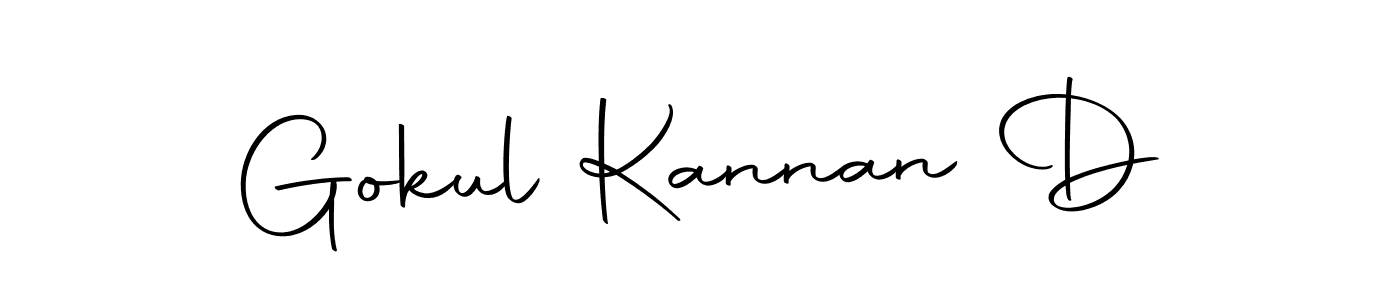 How to make Gokul Kannan D name signature. Use Autography-DOLnW style for creating short signs online. This is the latest handwritten sign. Gokul Kannan D signature style 10 images and pictures png