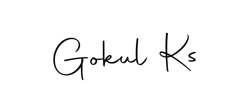 You should practise on your own different ways (Autography-DOLnW) to write your name (Gokul Ks) in signature. don't let someone else do it for you. Gokul Ks signature style 10 images and pictures png