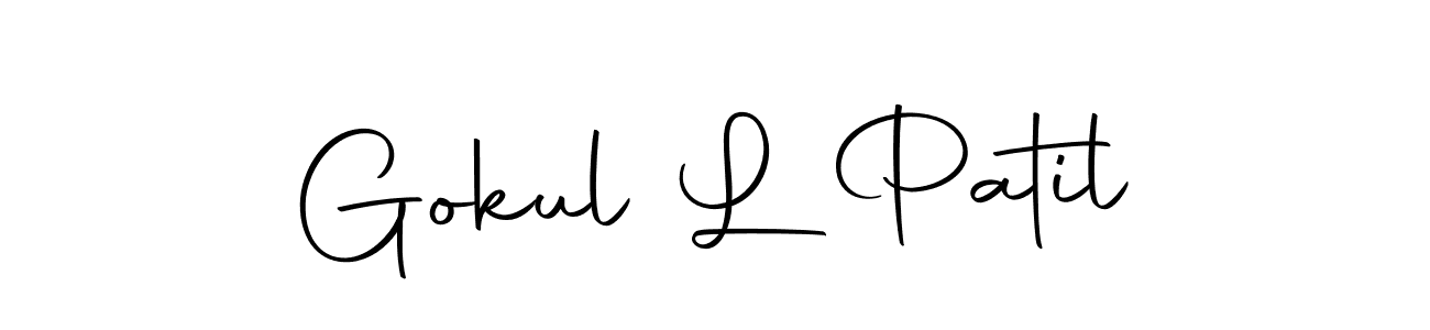 Here are the top 10 professional signature styles for the name Gokul L Patil. These are the best autograph styles you can use for your name. Gokul L Patil signature style 10 images and pictures png
