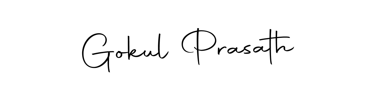 Use a signature maker to create a handwritten signature online. With this signature software, you can design (Autography-DOLnW) your own signature for name Gokul Prasath. Gokul Prasath signature style 10 images and pictures png