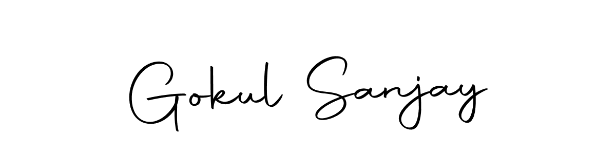 Make a beautiful signature design for name Gokul Sanjay. With this signature (Autography-DOLnW) style, you can create a handwritten signature for free. Gokul Sanjay signature style 10 images and pictures png