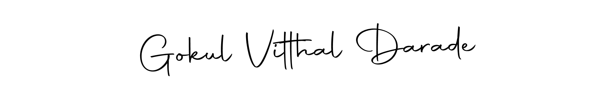 How to make Gokul Vitthal Darade signature? Autography-DOLnW is a professional autograph style. Create handwritten signature for Gokul Vitthal Darade name. Gokul Vitthal Darade signature style 10 images and pictures png