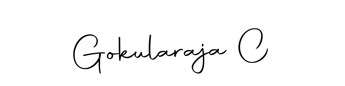 Gokularaja C stylish signature style. Best Handwritten Sign (Autography-DOLnW) for my name. Handwritten Signature Collection Ideas for my name Gokularaja C. Gokularaja C signature style 10 images and pictures png