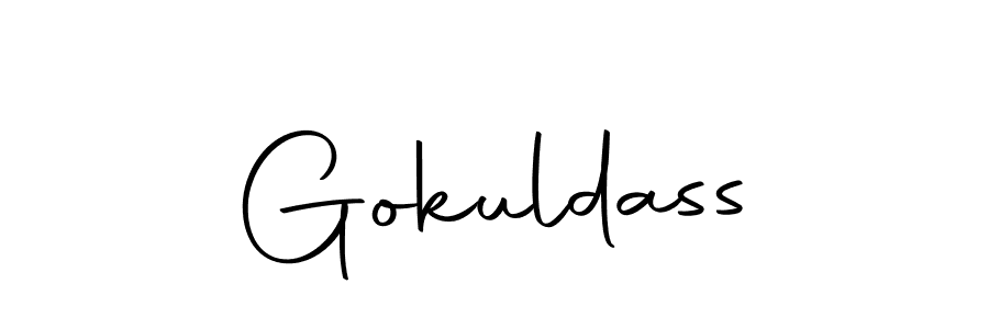 Make a beautiful signature design for name Gokuldass. Use this online signature maker to create a handwritten signature for free. Gokuldass signature style 10 images and pictures png