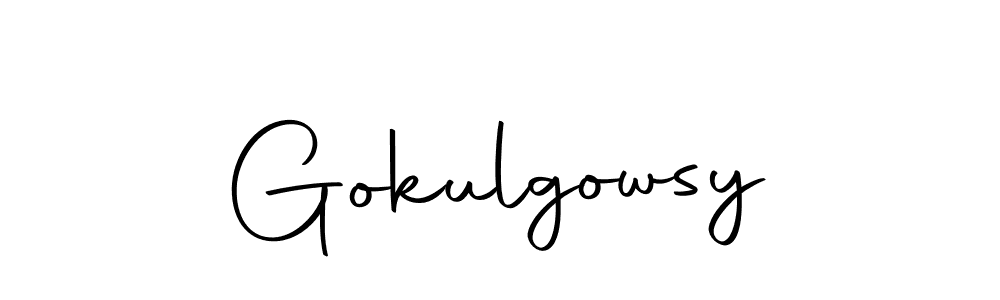 You can use this online signature creator to create a handwritten signature for the name Gokulgowsy. This is the best online autograph maker. Gokulgowsy signature style 10 images and pictures png