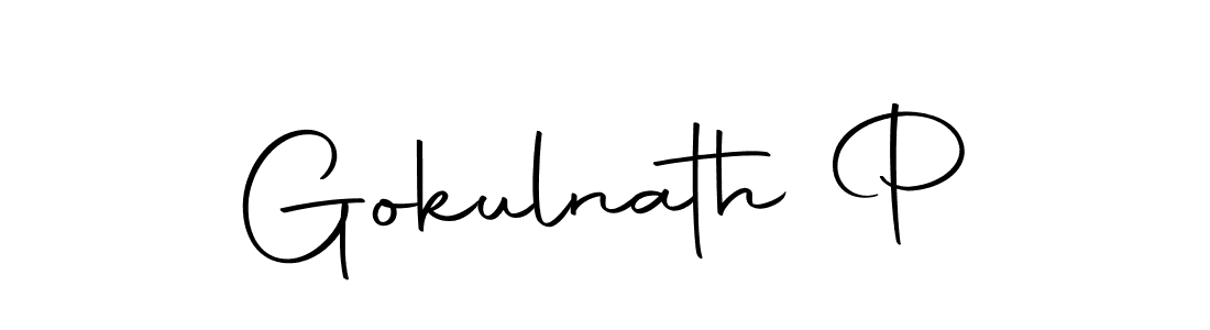 You can use this online signature creator to create a handwritten signature for the name Gokulnath P. This is the best online autograph maker. Gokulnath P signature style 10 images and pictures png