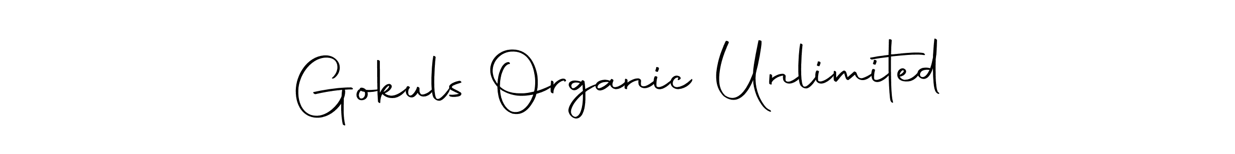 You can use this online signature creator to create a handwritten signature for the name Gokuls Organic Unlimited. This is the best online autograph maker. Gokuls Organic Unlimited signature style 10 images and pictures png