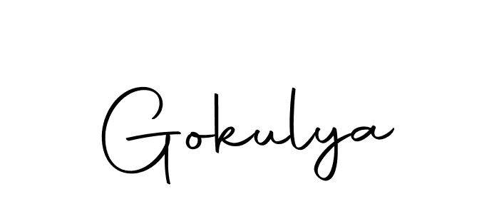 You can use this online signature creator to create a handwritten signature for the name Gokulya. This is the best online autograph maker. Gokulya signature style 10 images and pictures png