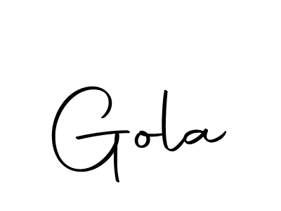 Make a beautiful signature design for name Gola. With this signature (Autography-DOLnW) style, you can create a handwritten signature for free. Gola signature style 10 images and pictures png