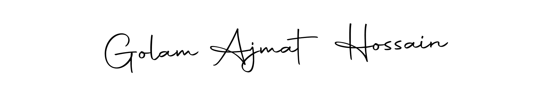 Make a beautiful signature design for name Golam Ajmat Hossain. Use this online signature maker to create a handwritten signature for free. Golam Ajmat Hossain signature style 10 images and pictures png