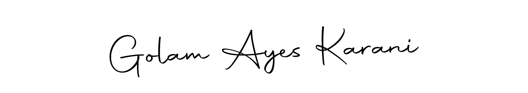 How to Draw Golam Ayes Karani signature style? Autography-DOLnW is a latest design signature styles for name Golam Ayes Karani. Golam Ayes Karani signature style 10 images and pictures png