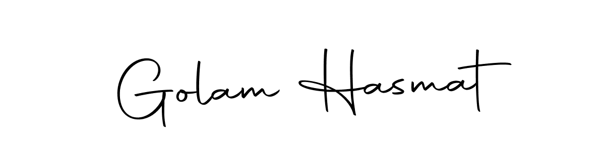 Make a beautiful signature design for name Golam Hasmat. With this signature (Autography-DOLnW) style, you can create a handwritten signature for free. Golam Hasmat signature style 10 images and pictures png