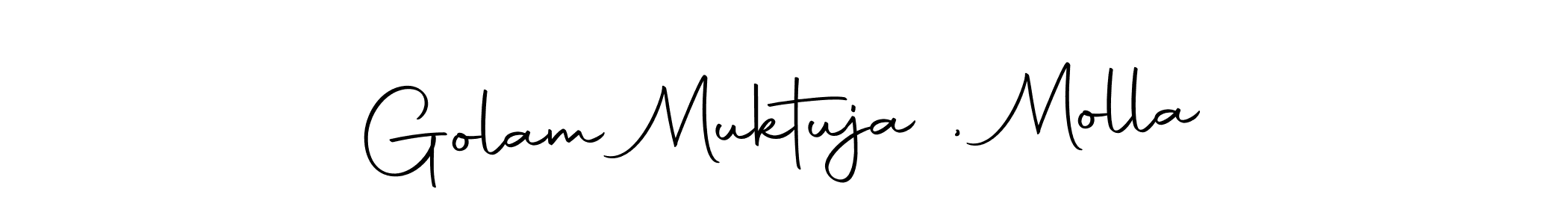 Similarly Autography-DOLnW is the best handwritten signature design. Signature creator online .You can use it as an online autograph creator for name Golam Muktuja , Molla. Golam Muktuja , Molla signature style 10 images and pictures png