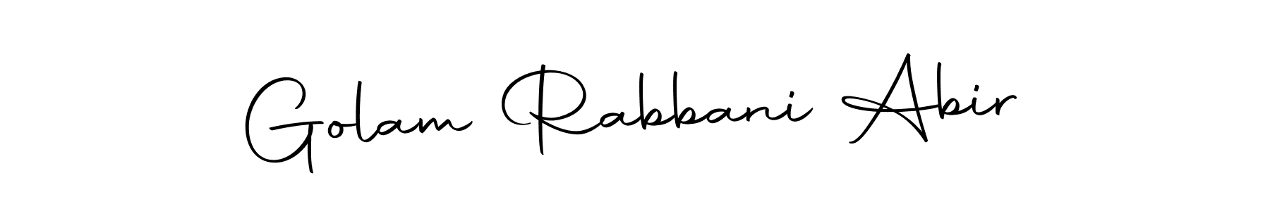 Also we have Golam Rabbani Abir name is the best signature style. Create professional handwritten signature collection using Autography-DOLnW autograph style. Golam Rabbani Abir signature style 10 images and pictures png