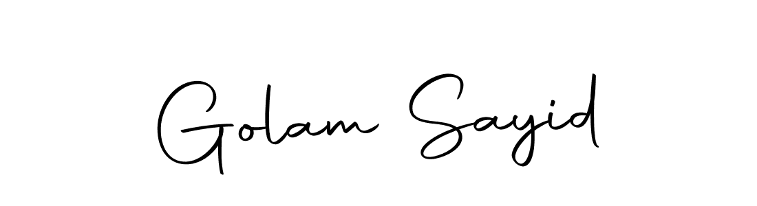 Once you've used our free online signature maker to create your best signature Autography-DOLnW style, it's time to enjoy all of the benefits that Golam Sayid name signing documents. Golam Sayid signature style 10 images and pictures png