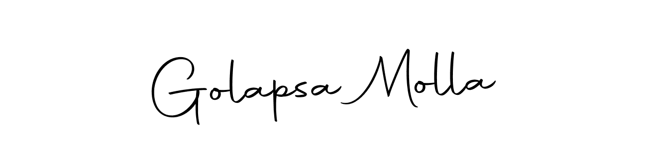Make a beautiful signature design for name Golapsa Molla. With this signature (Autography-DOLnW) style, you can create a handwritten signature for free. Golapsa Molla signature style 10 images and pictures png
