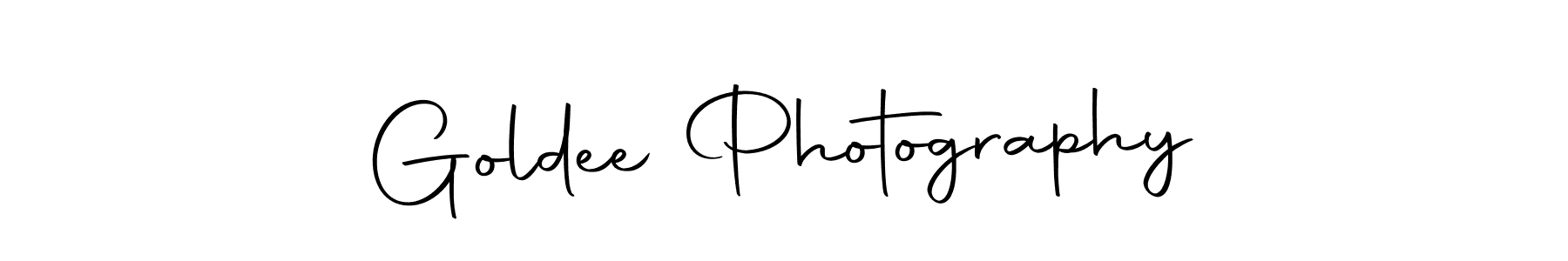 Create a beautiful signature design for name Goldee Photography. With this signature (Autography-DOLnW) fonts, you can make a handwritten signature for free. Goldee Photography signature style 10 images and pictures png