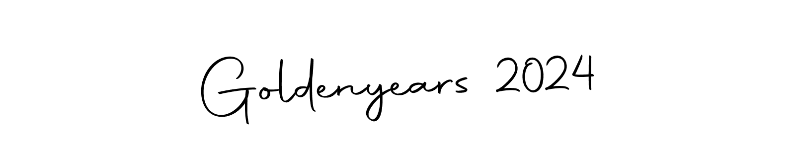 Here are the top 10 professional signature styles for the name Goldenyears 2024. These are the best autograph styles you can use for your name. Goldenyears 2024 signature style 10 images and pictures png