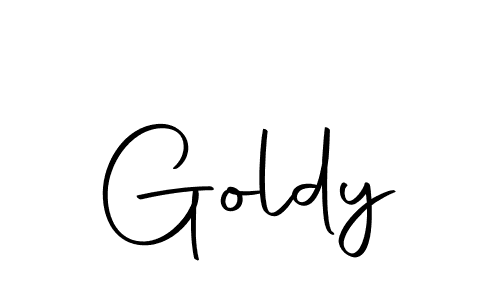 The best way (Autography-DOLnW) to make a short signature is to pick only two or three words in your name. The name Goldy include a total of six letters. For converting this name. Goldy signature style 10 images and pictures png