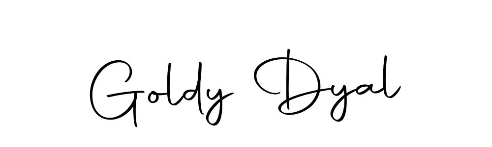 The best way (Autography-DOLnW) to make a short signature is to pick only two or three words in your name. The name Goldy Dyal include a total of six letters. For converting this name. Goldy Dyal signature style 10 images and pictures png