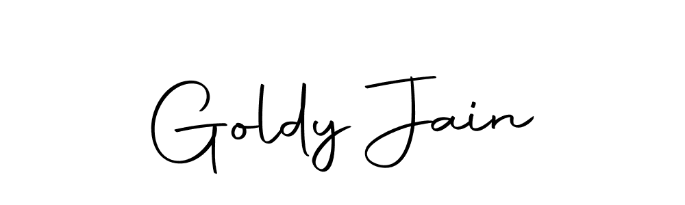 Similarly Autography-DOLnW is the best handwritten signature design. Signature creator online .You can use it as an online autograph creator for name Goldy Jain. Goldy Jain signature style 10 images and pictures png