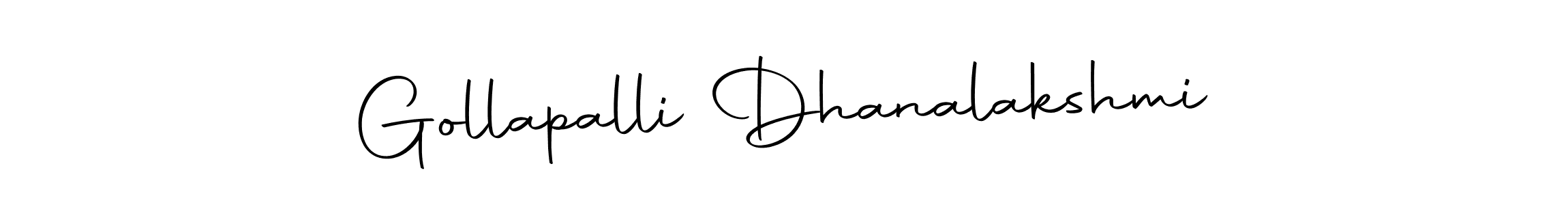 The best way (Autography-DOLnW) to make a short signature is to pick only two or three words in your name. The name Gollapalli Dhanalakshmi include a total of six letters. For converting this name. Gollapalli Dhanalakshmi signature style 10 images and pictures png