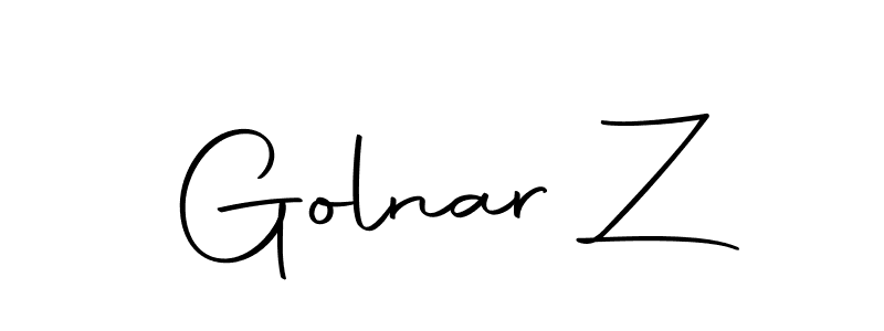 Make a beautiful signature design for name Golnar Z. With this signature (Autography-DOLnW) style, you can create a handwritten signature for free. Golnar Z signature style 10 images and pictures png