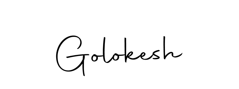 It looks lik you need a new signature style for name Golokesh. Design unique handwritten (Autography-DOLnW) signature with our free signature maker in just a few clicks. Golokesh signature style 10 images and pictures png